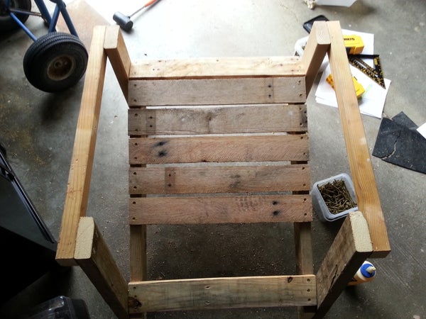 Conjunto de ripas do assento