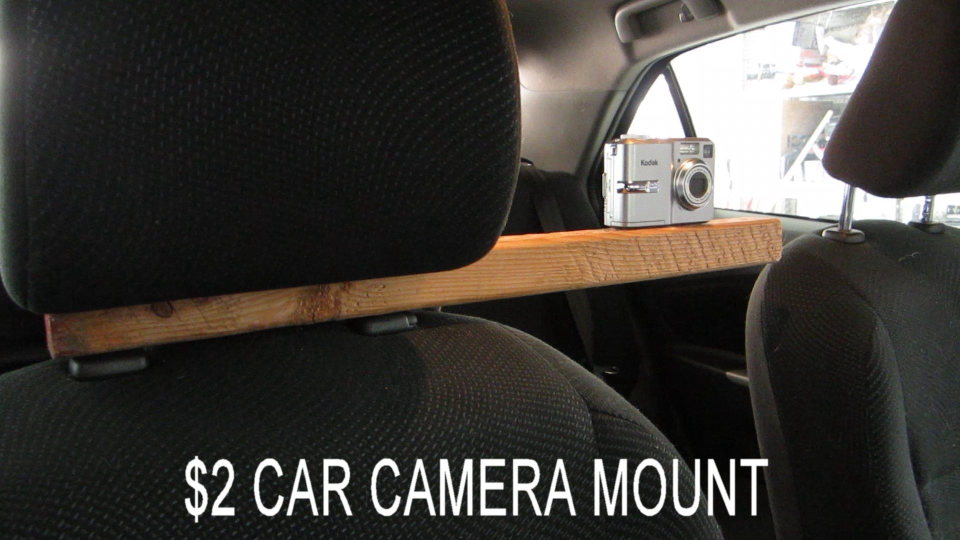 Simple In-Car Camera Mount for Less Than $2