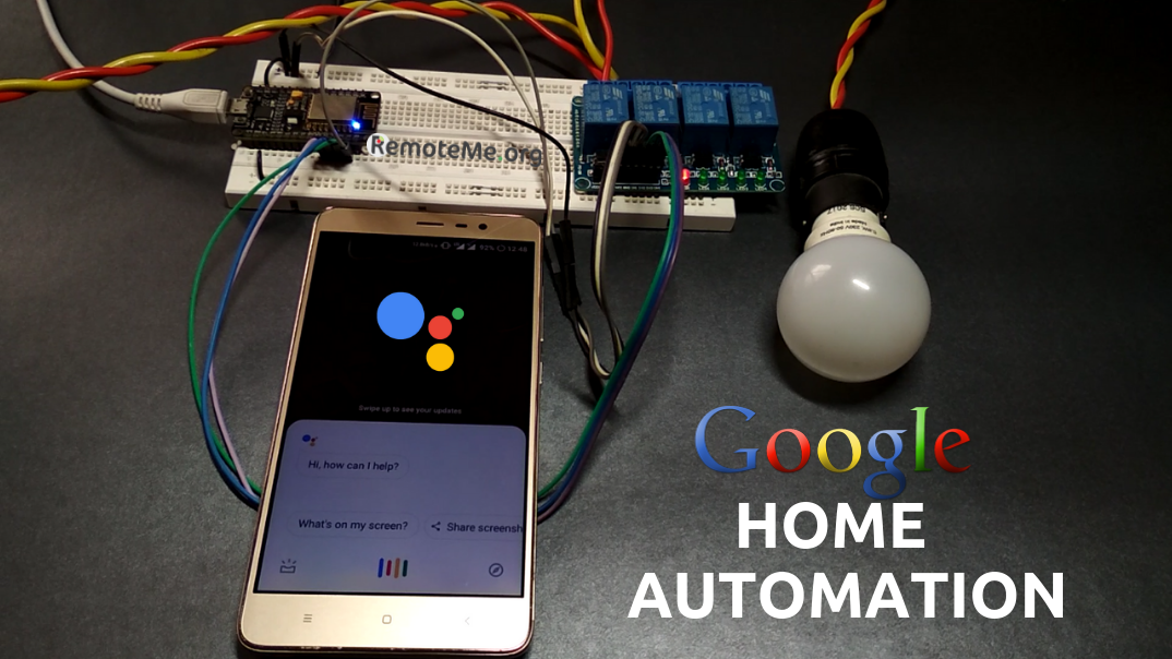 home automation with google assistant