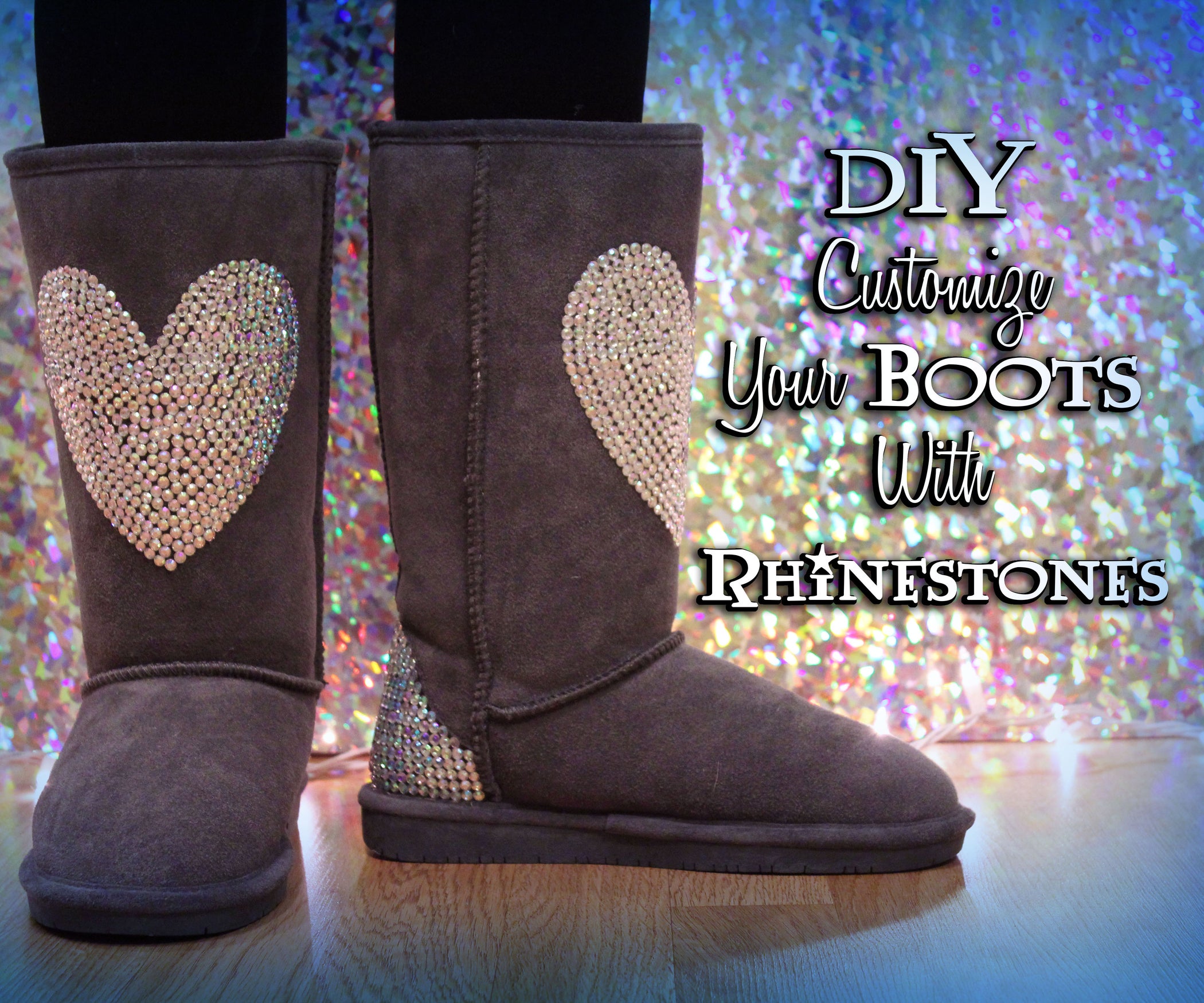 Customize Your Boots With Rhinestones! 5 Steps (with Pictures