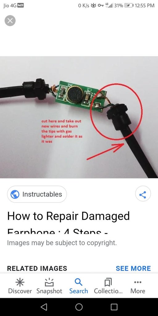 How to Repair Damaged Earphone 4 Steps Instructables