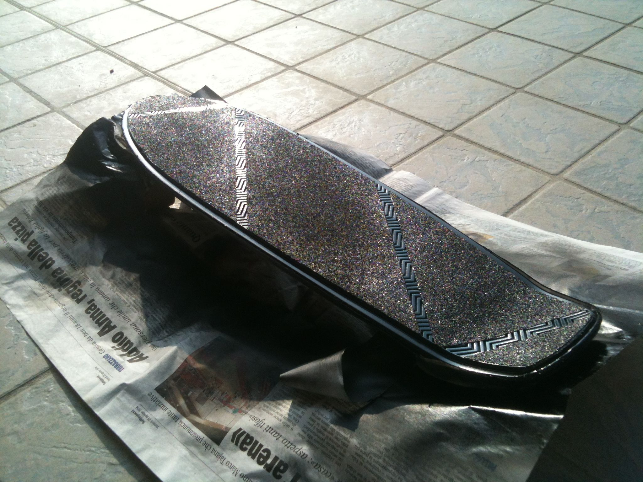 Cheap and Custom Penny Board Grip Tape 5 Steps (with Pictures
