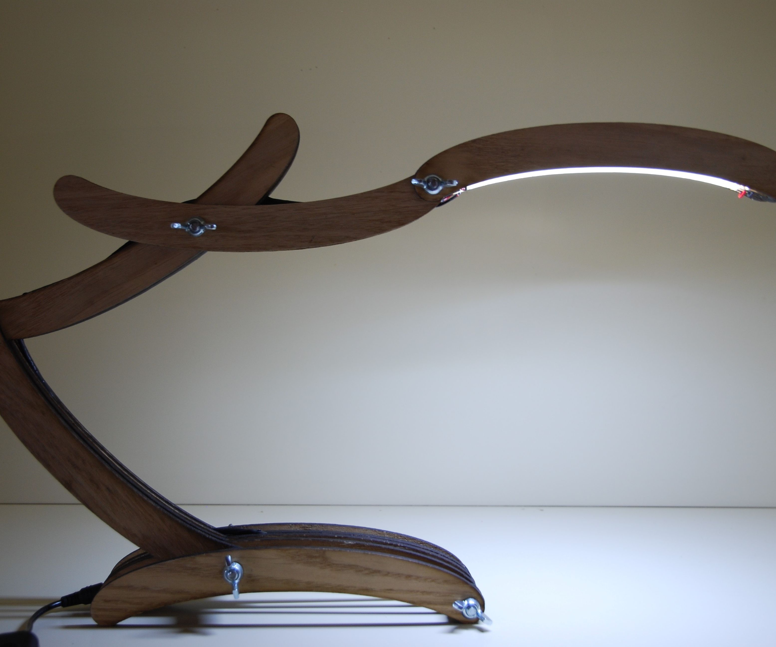 laser cut desk lamp
