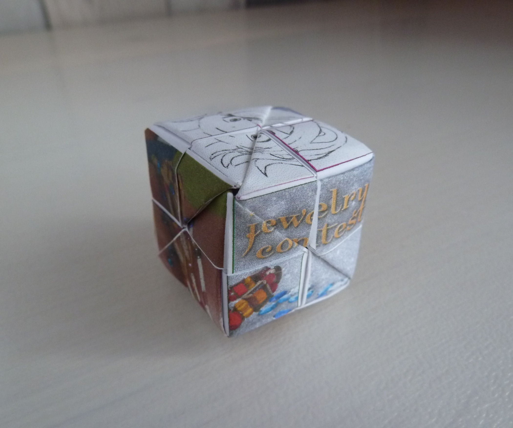 Origami Picture Puzzle Cube : 14 Steps (with Pictures) - Instructables