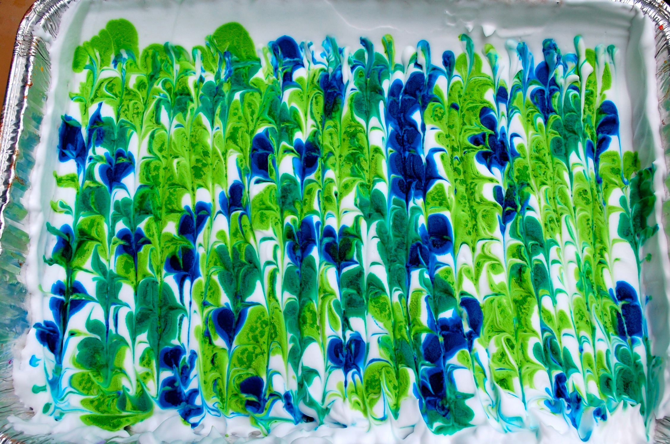 Marbelized TieDye With Shaving Cream 5 Steps (with Pictures