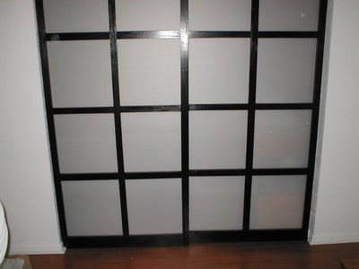 Shoji Style Sliding Closet Doors From Scratch 7 Steps Instructables Shoji Style Sliding Closet Doors From, Japanese Style Sliding Closet Doors