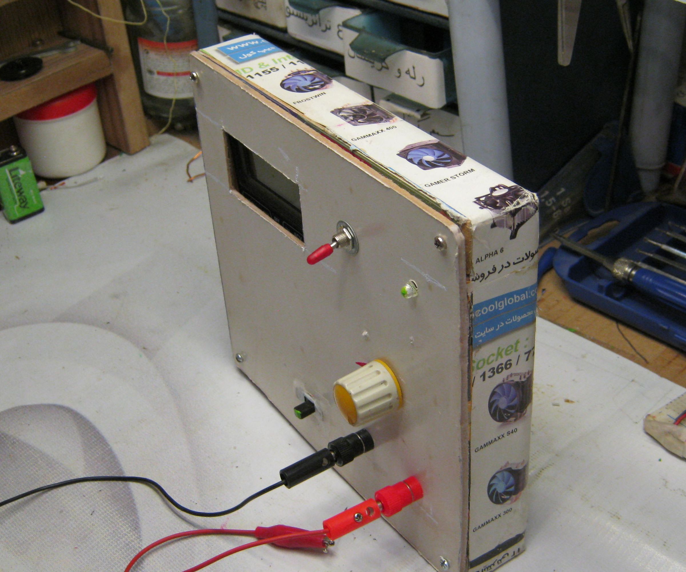 power supply with battery DIY Project DIY Project Image