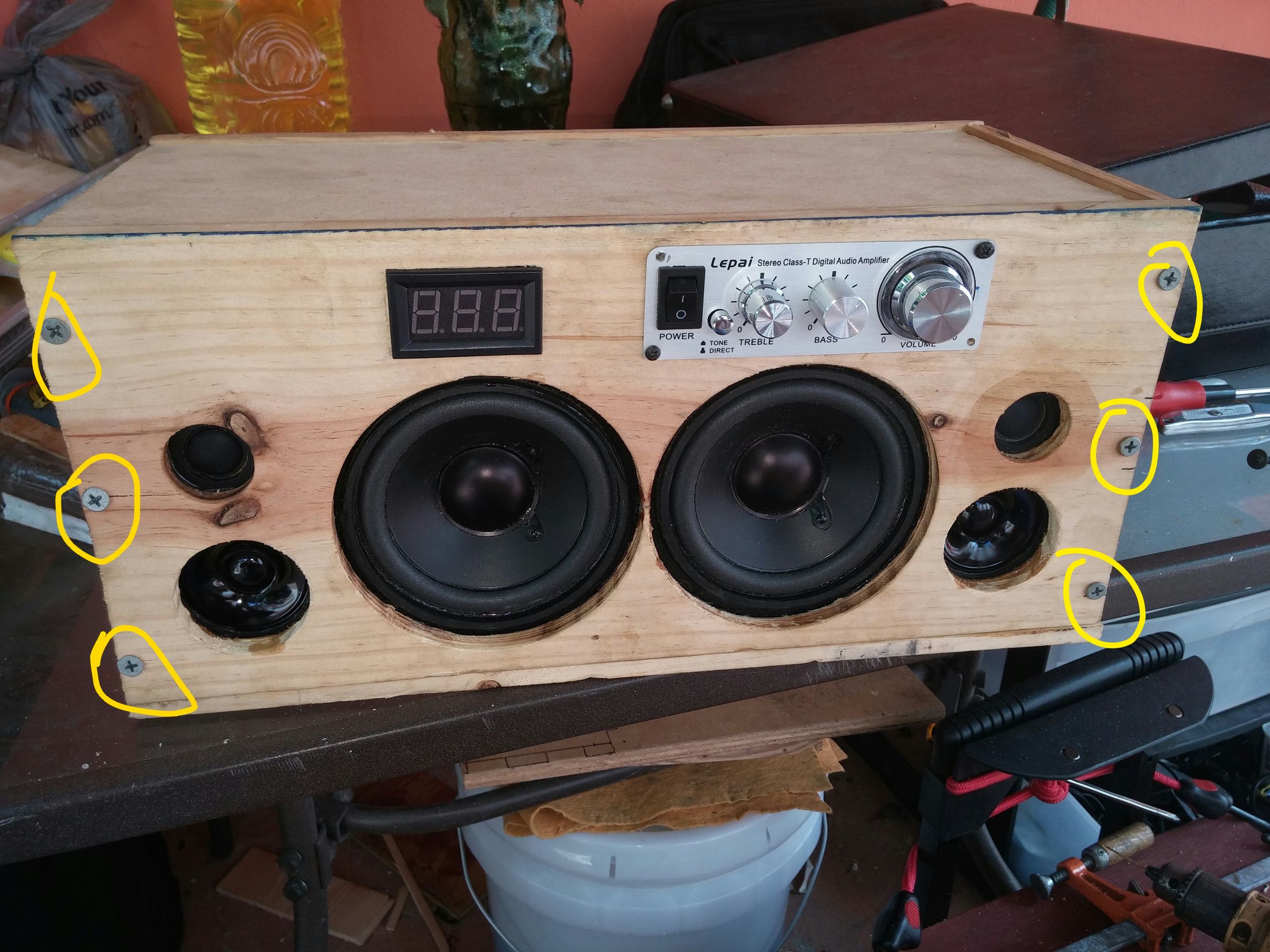 Portable Bluetooth Speaker Boombox 6 Steps Instructables