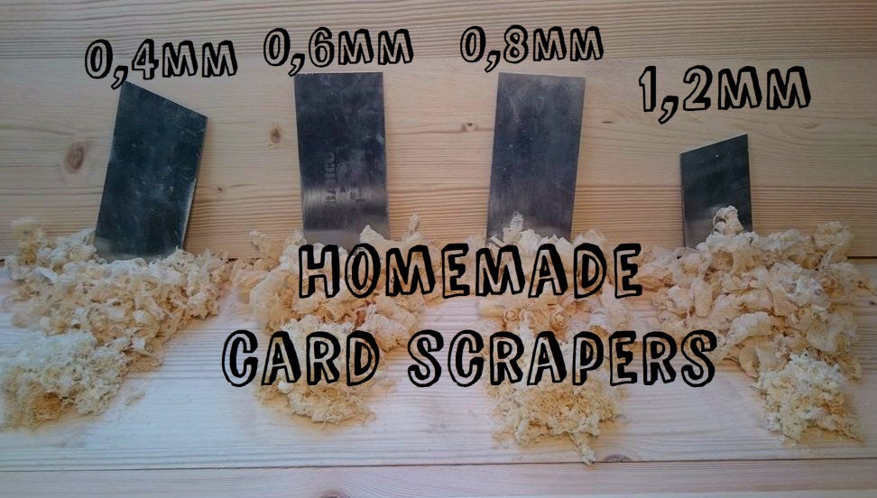 Homemade Card Scrapers 6 Steps (with Pictures) Instructables