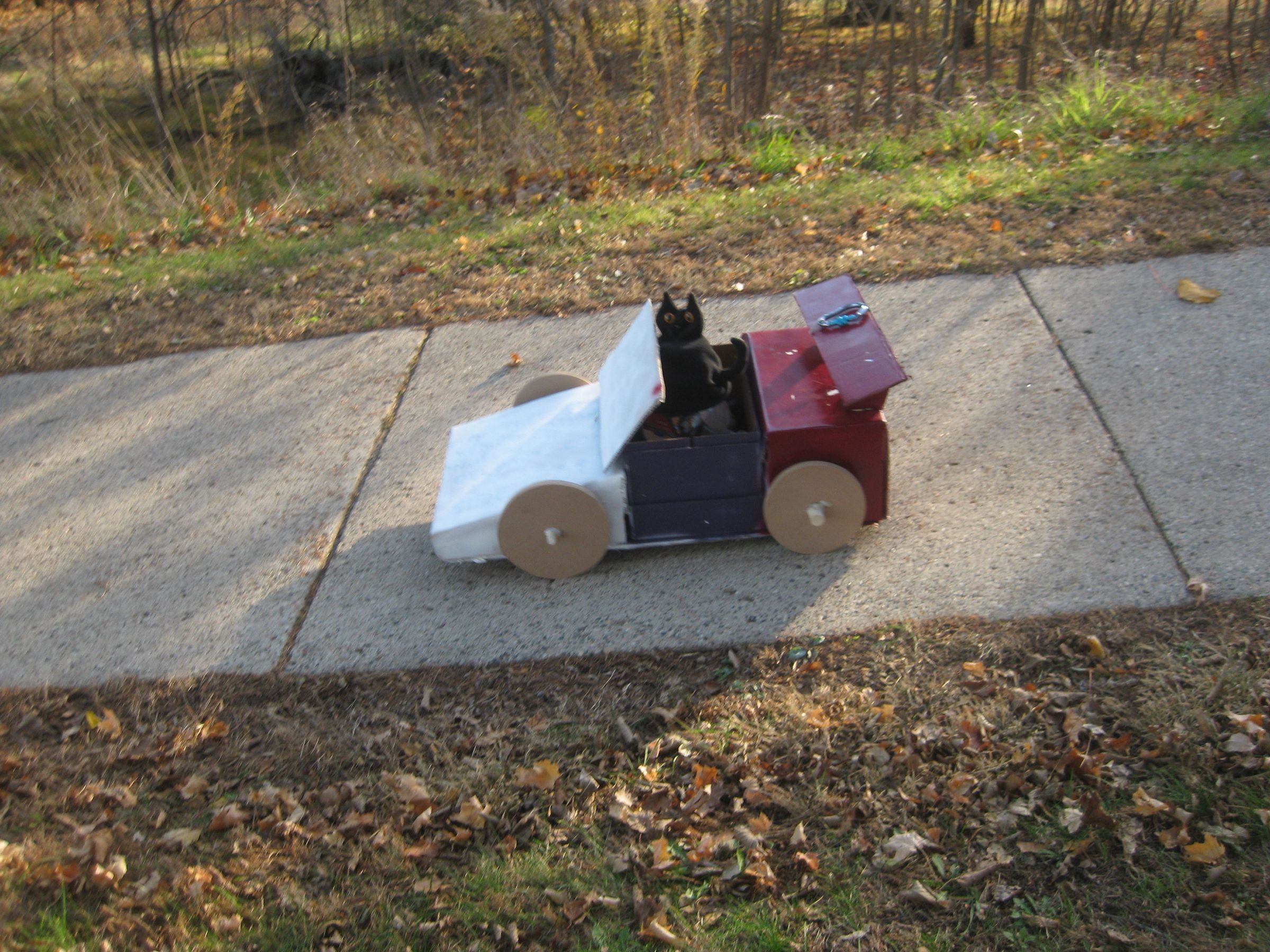 Cardboard Race Car 9 Steps Instructables