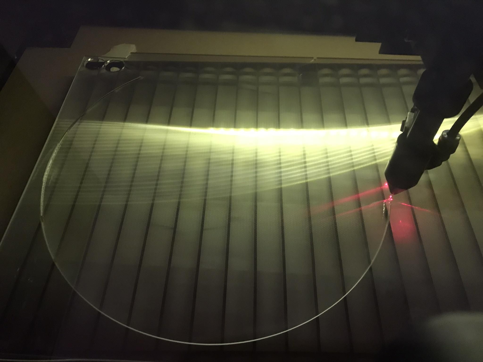 Neopixel Lamps With Fresnel Lenses From Broken TVs and Laptop Displays