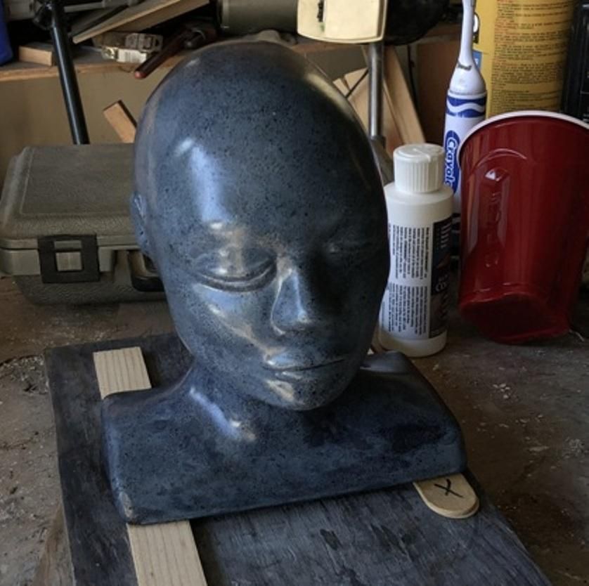 Huge DIY Concrete Face Garden Sculpture 10 Steps (with Pictures