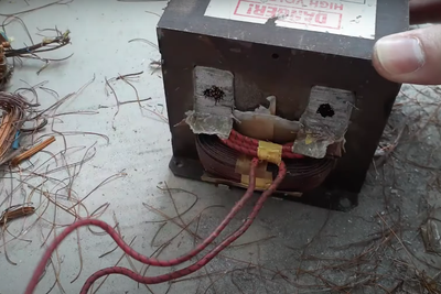 Processing Transformer, Removing Secondary Winding