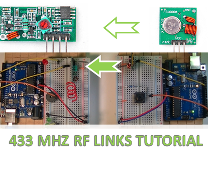 433 mhz rf links theory, circuit and program DIY Project DIY Project Image