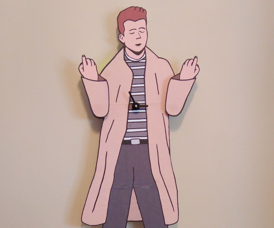 Rick Astley Clock - Mk II
