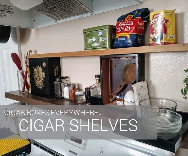 How to Make Cigar Box Shelves 4 Steps Instructables
