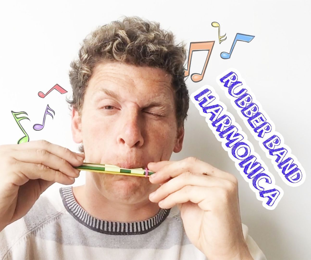 Step-by-step guide for rubber band harmonica! DIY Project DIY project