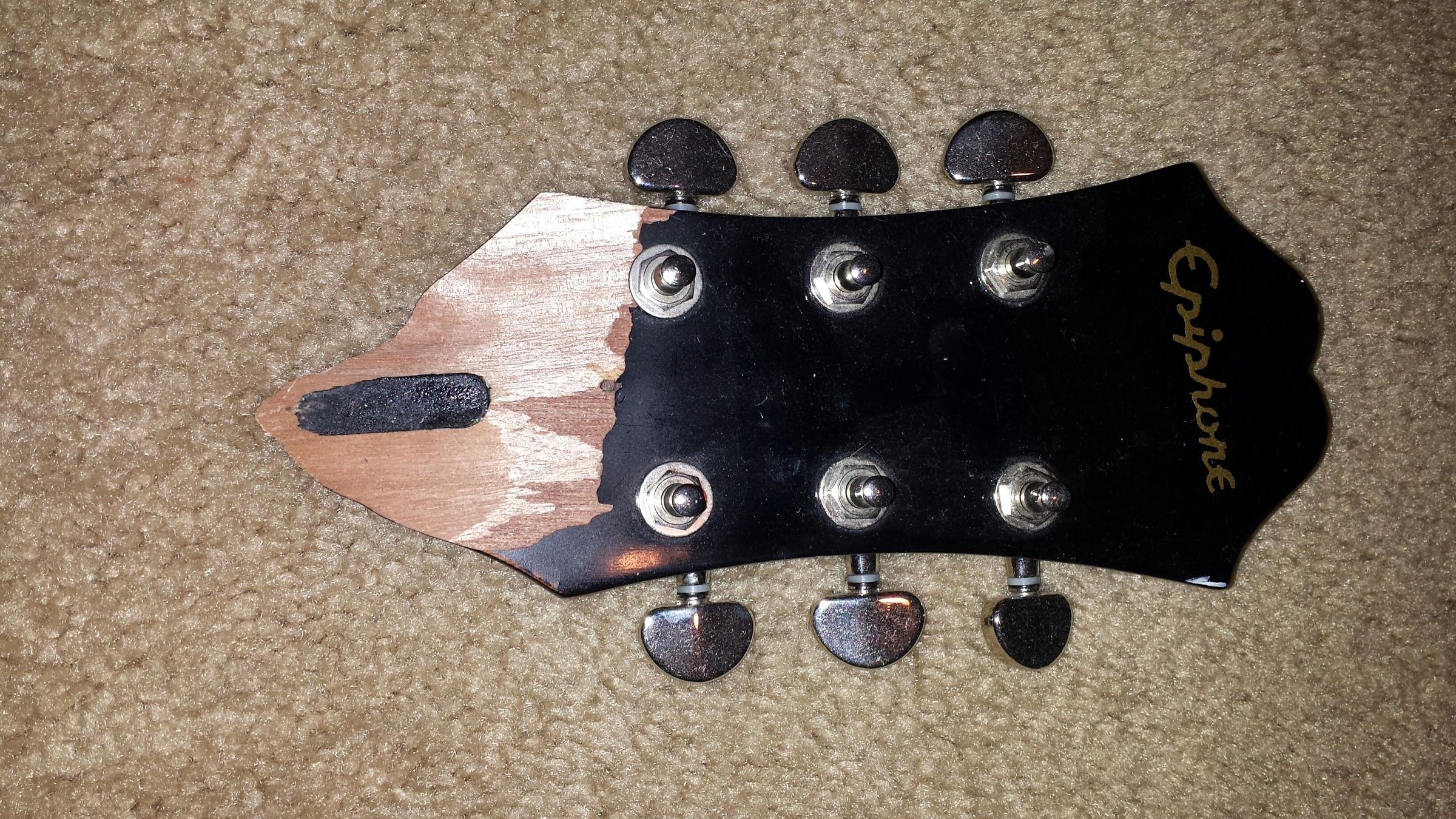How to Fix a Broken Acoustic Guitar Head 4 Steps (with Pictures