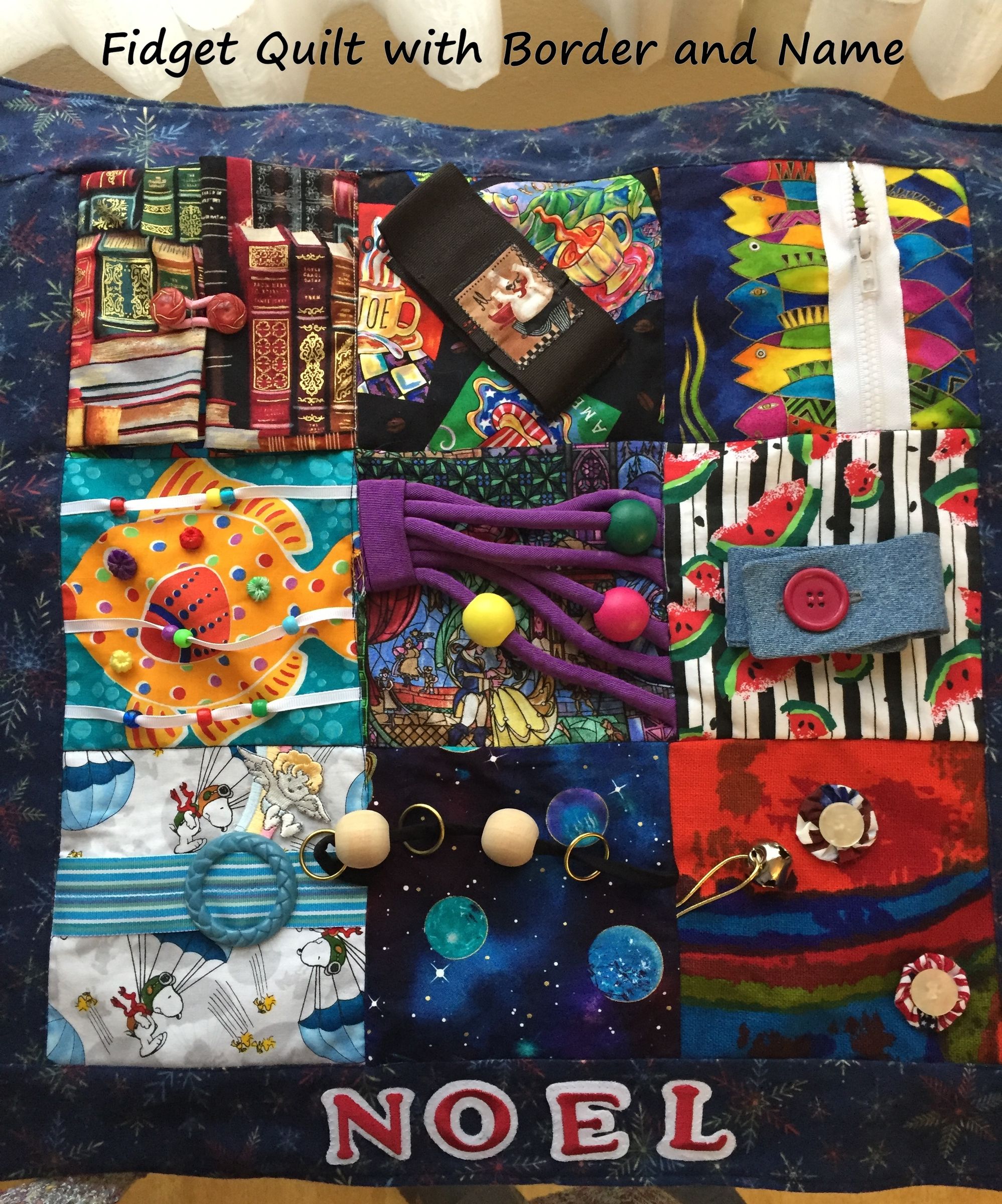 Alzheimers Fidget Quilt 4 Steps Instructables