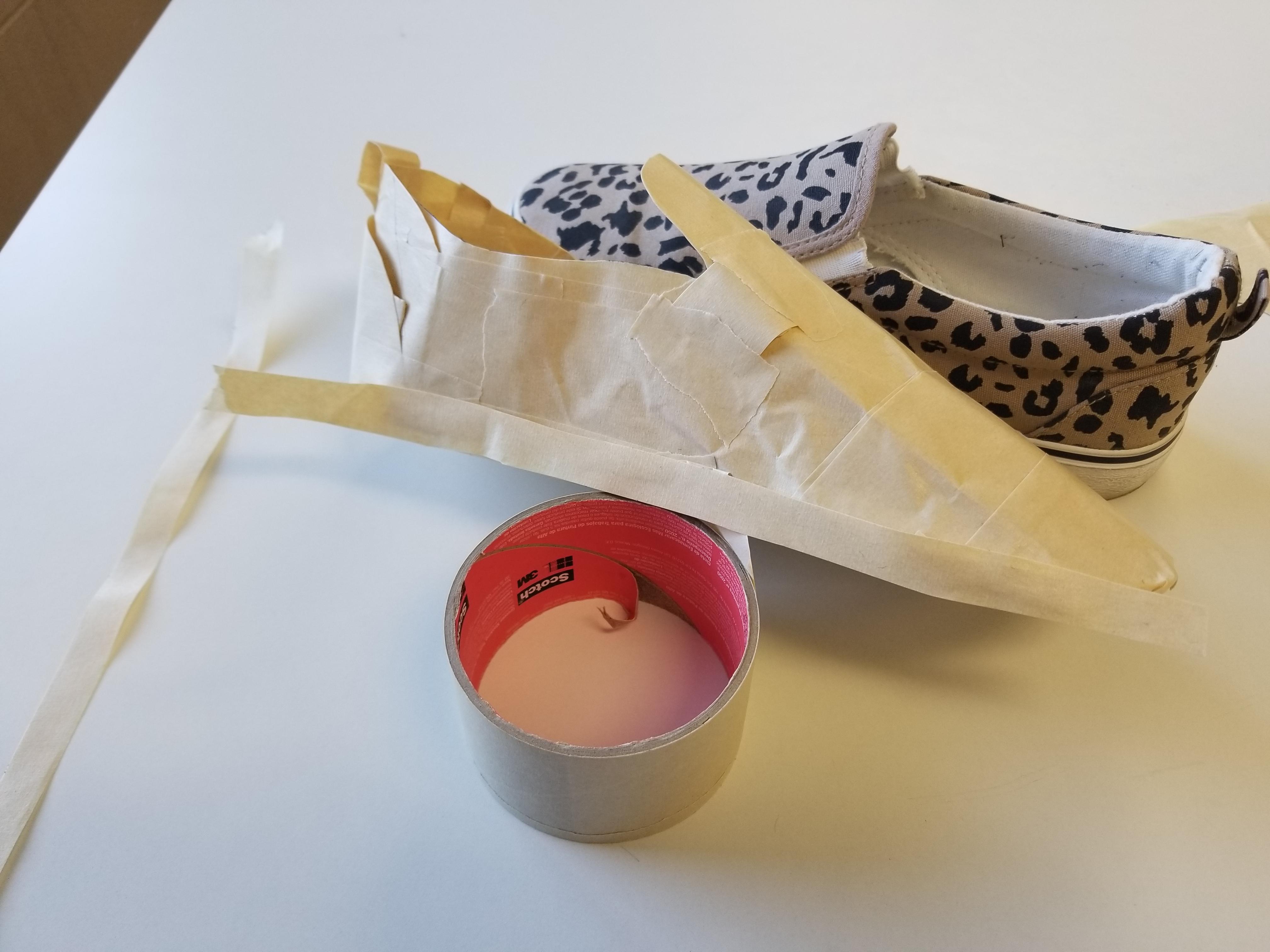 Masking Tape Shoe Replica 11 Steps (with Pictures) Instructables
