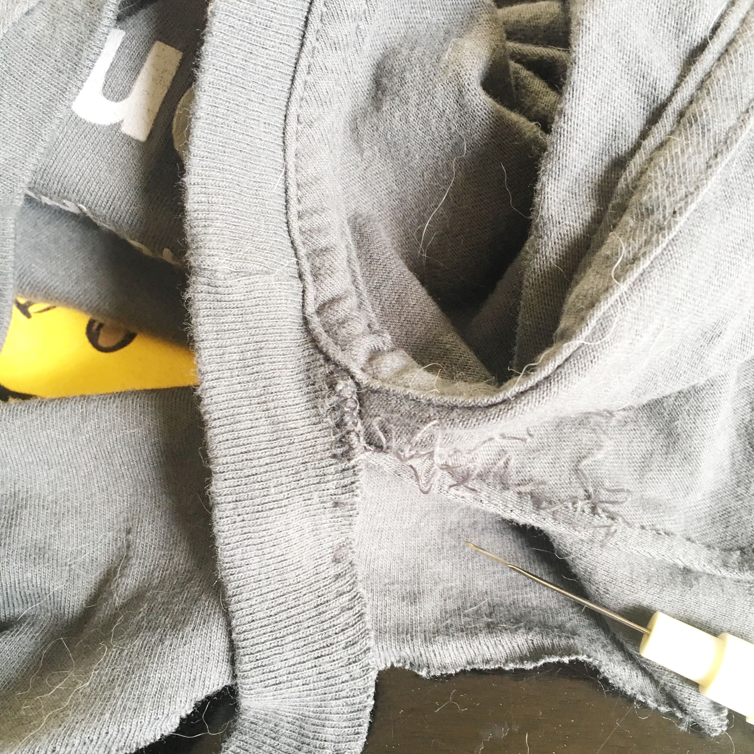 Turning a Crew Neck Into a VNeck 11 Steps (with Pictures