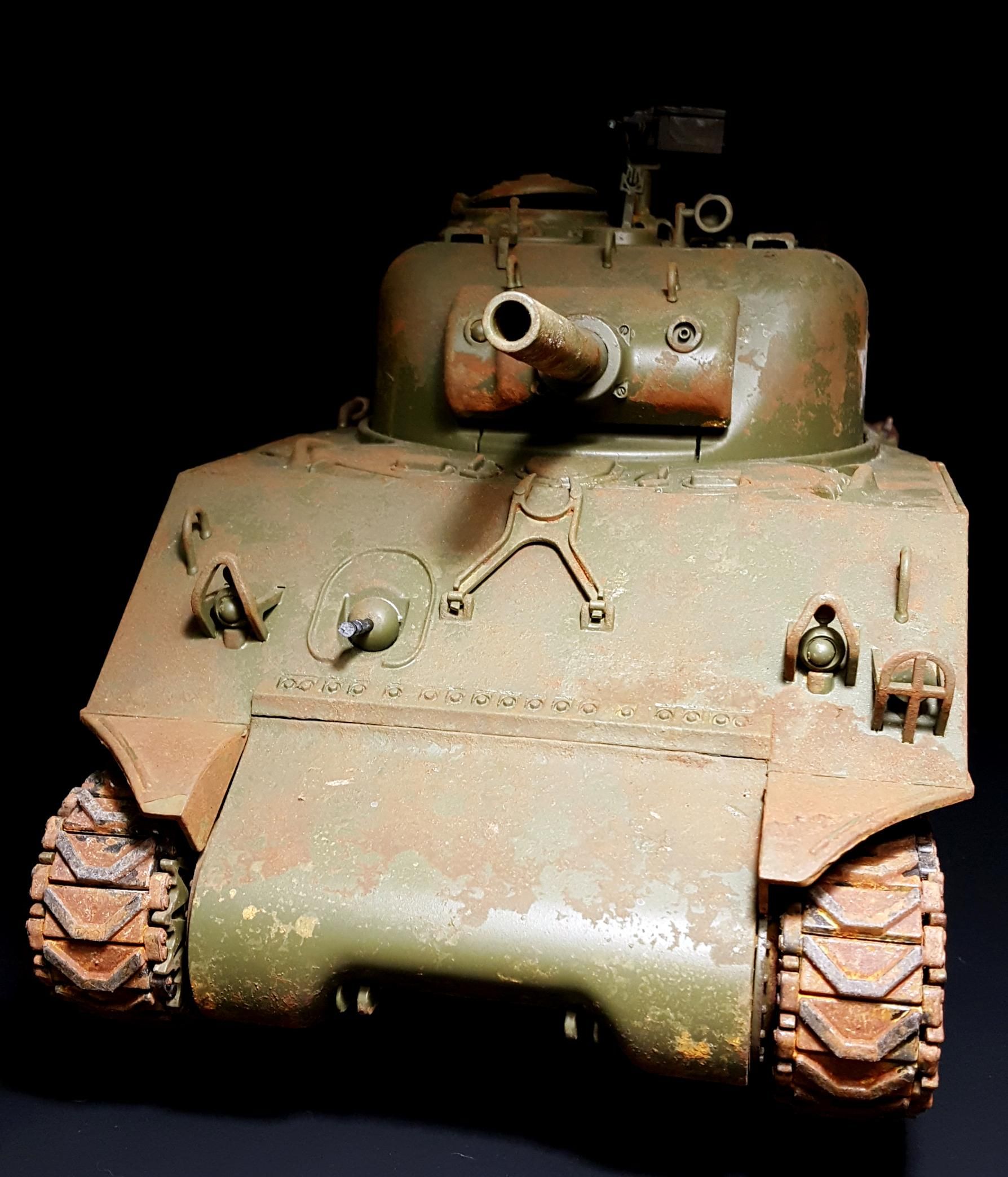 Weathering Sherman Rc Tank 3 Steps Instructables