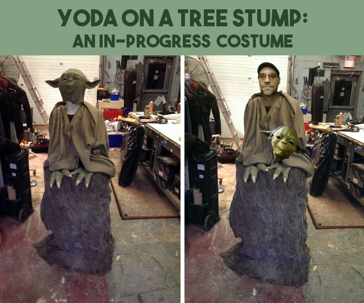 yoda on a stump: an in-progress costume DIY Project DIY Project Image
