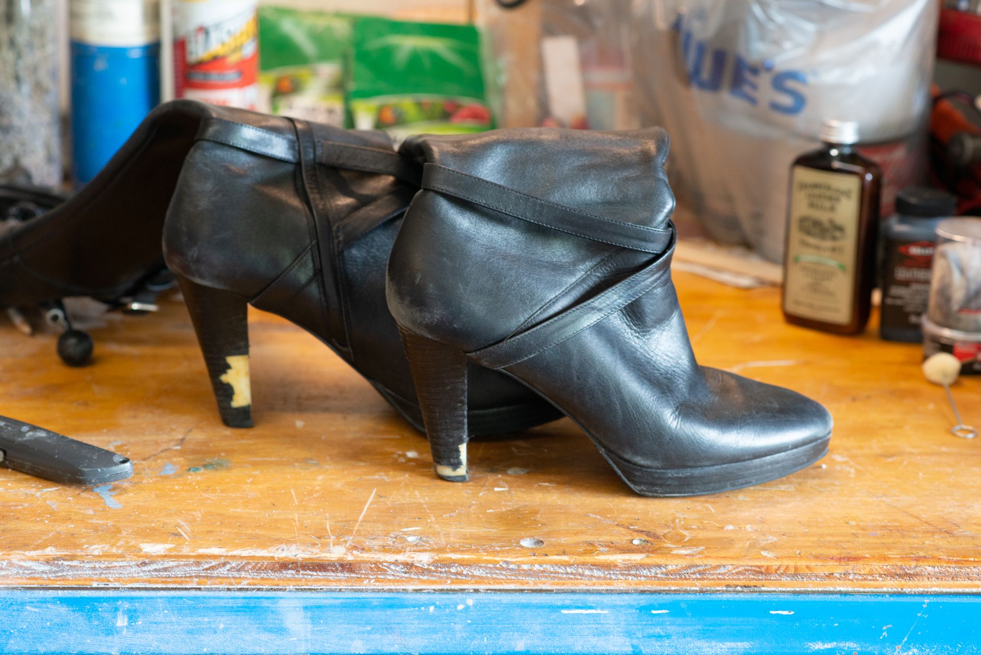 ladies boot heel replacement