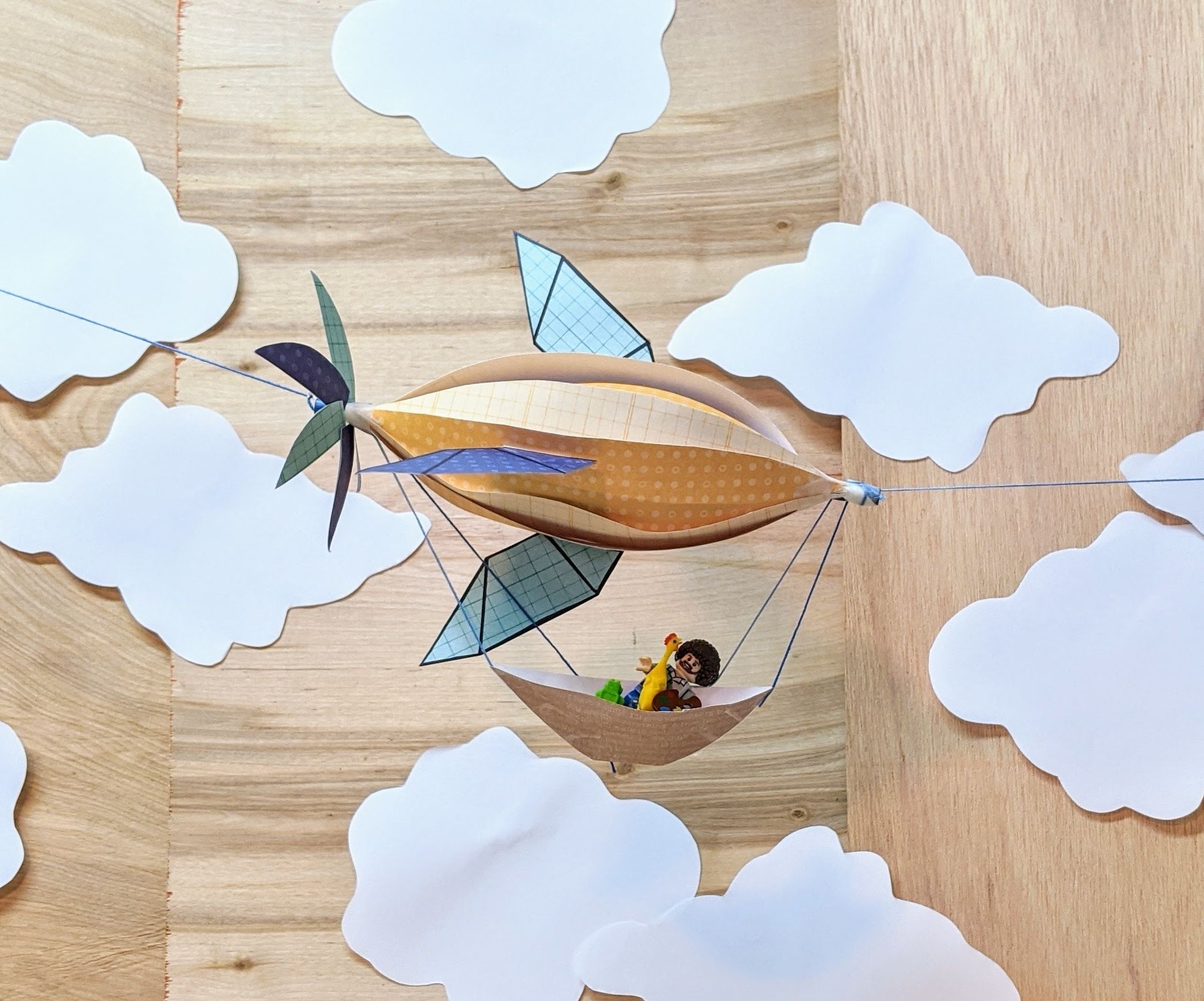 blimp on a string DIY Project DIY Project Image