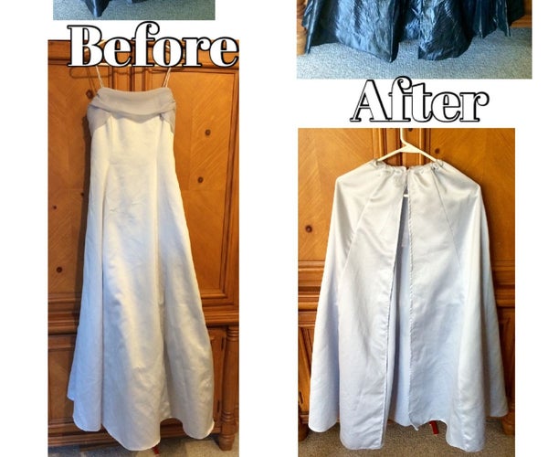 How to Make an Awesome Cloak From a Dress or Skirt