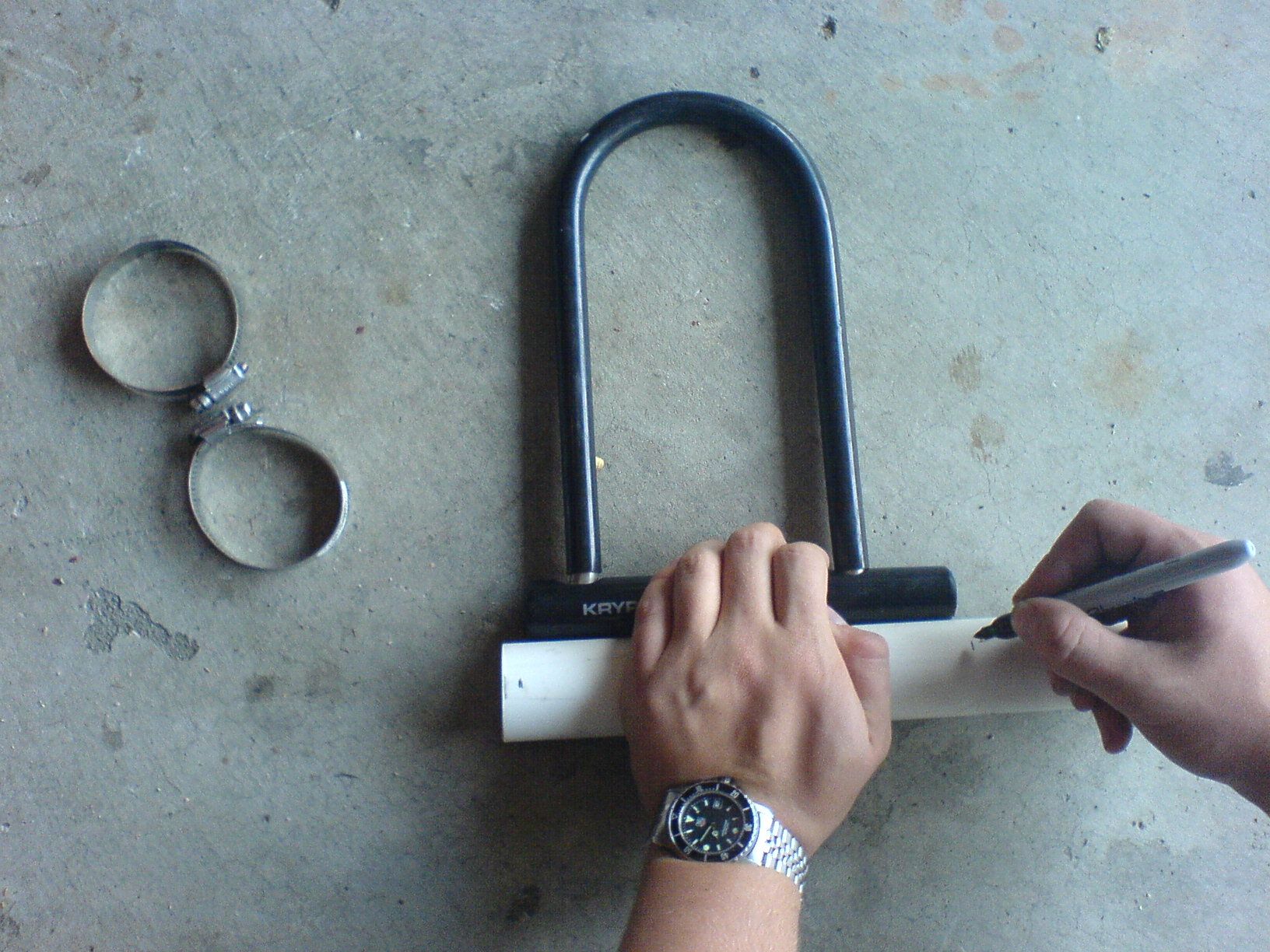 Bike Lock Holder 7 Steps Instructables