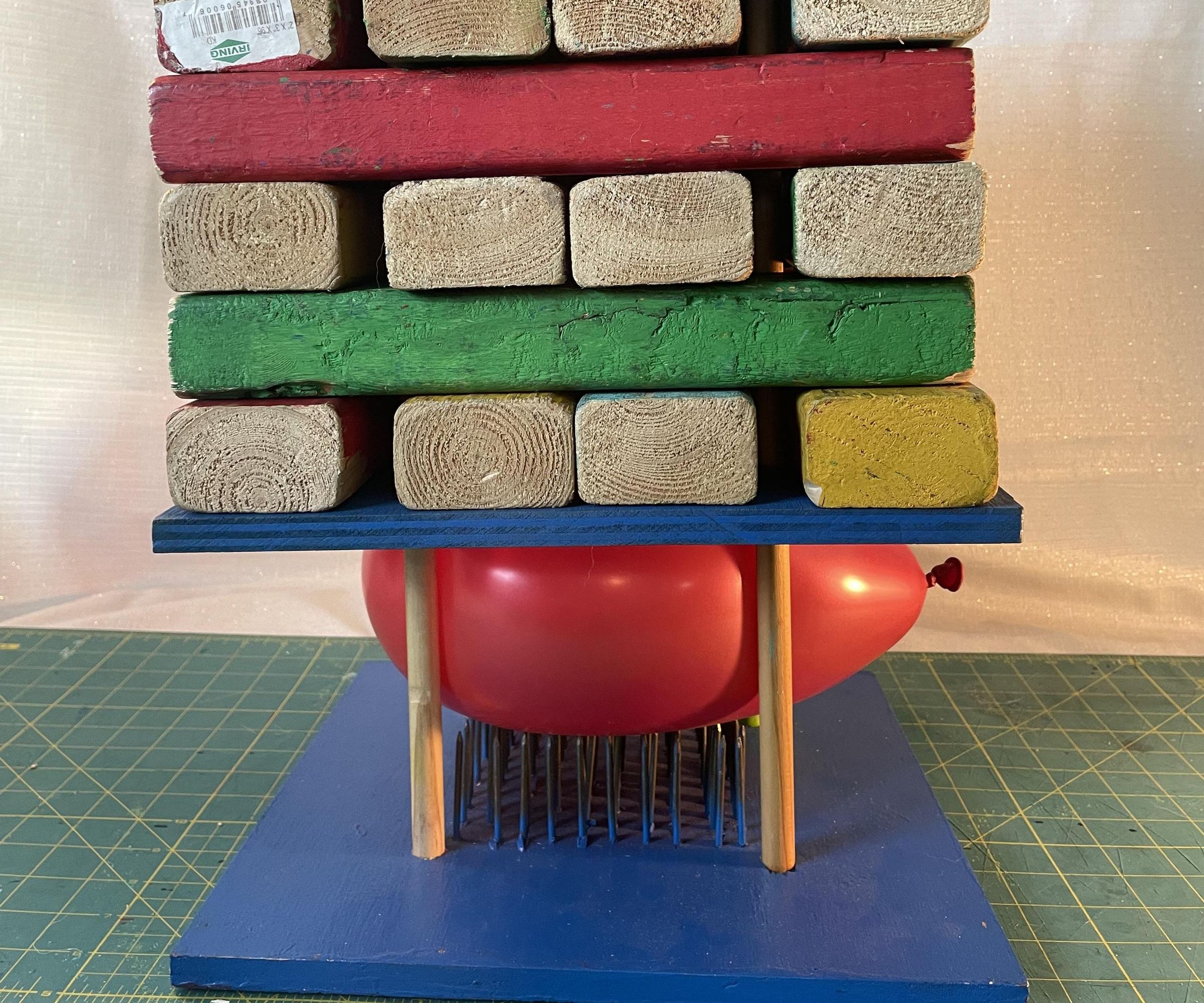 First Woodworking Project- a Bed of Nails Is Better Than a Bird House! 