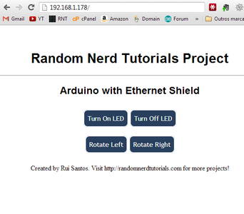 Arduino Webserver Control Lights, Relays, Servos, Etc... : 4 Steps ...