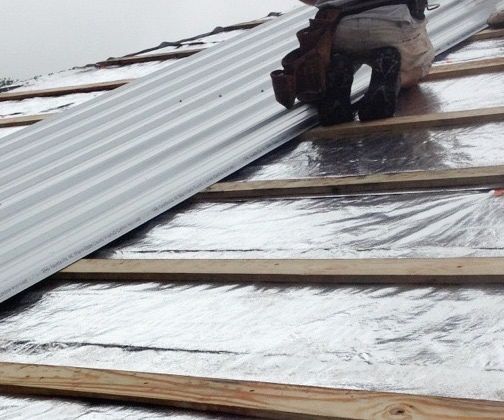 reroofing with corrugated metal and radiant barrier over asphalt shingles in 3 steps! DIY Project DIY Project Image