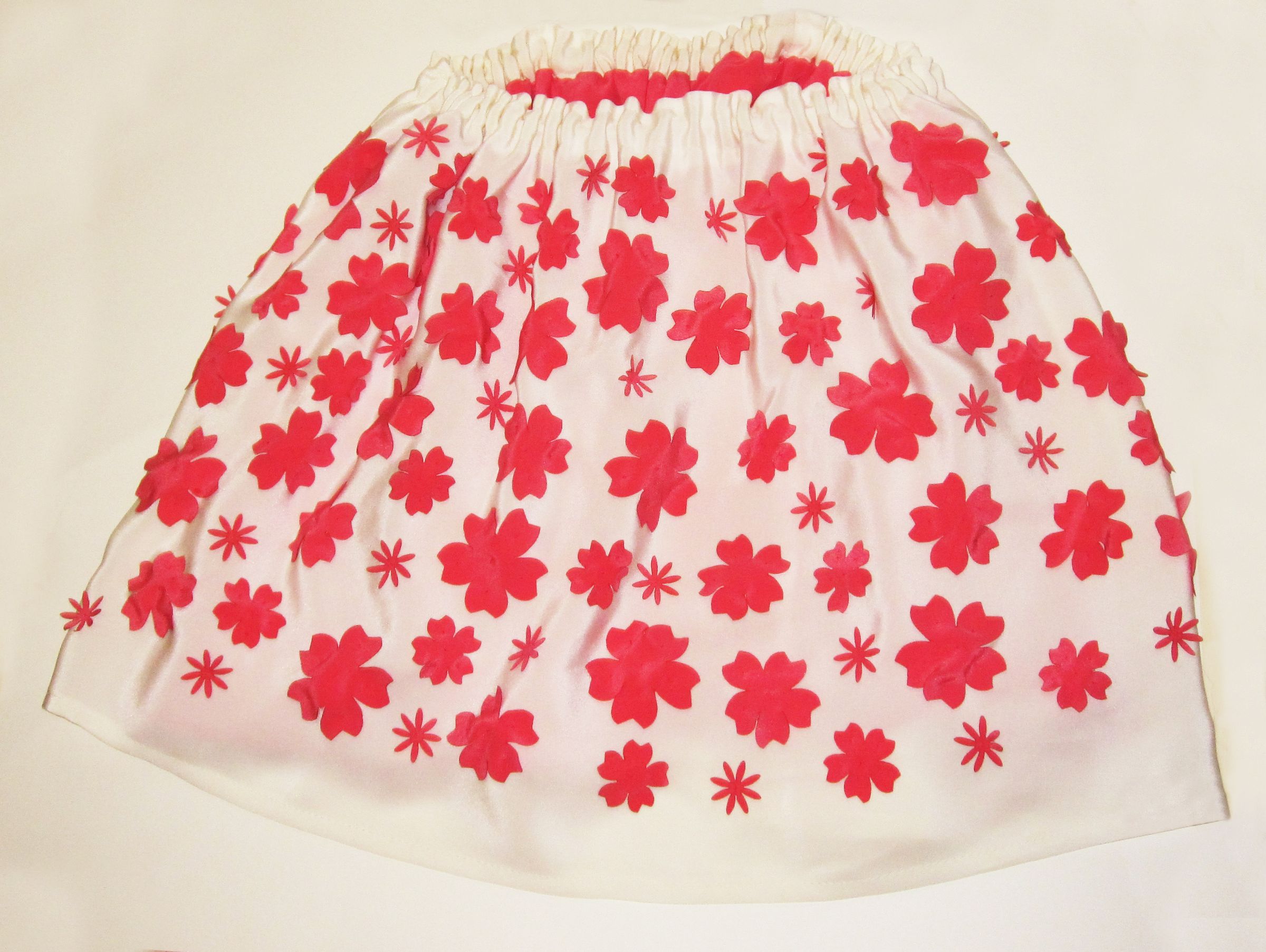 DIY guide for Laser Cutting: Cherry Blossom Shaped Pattern skirt with step-by-step instructions