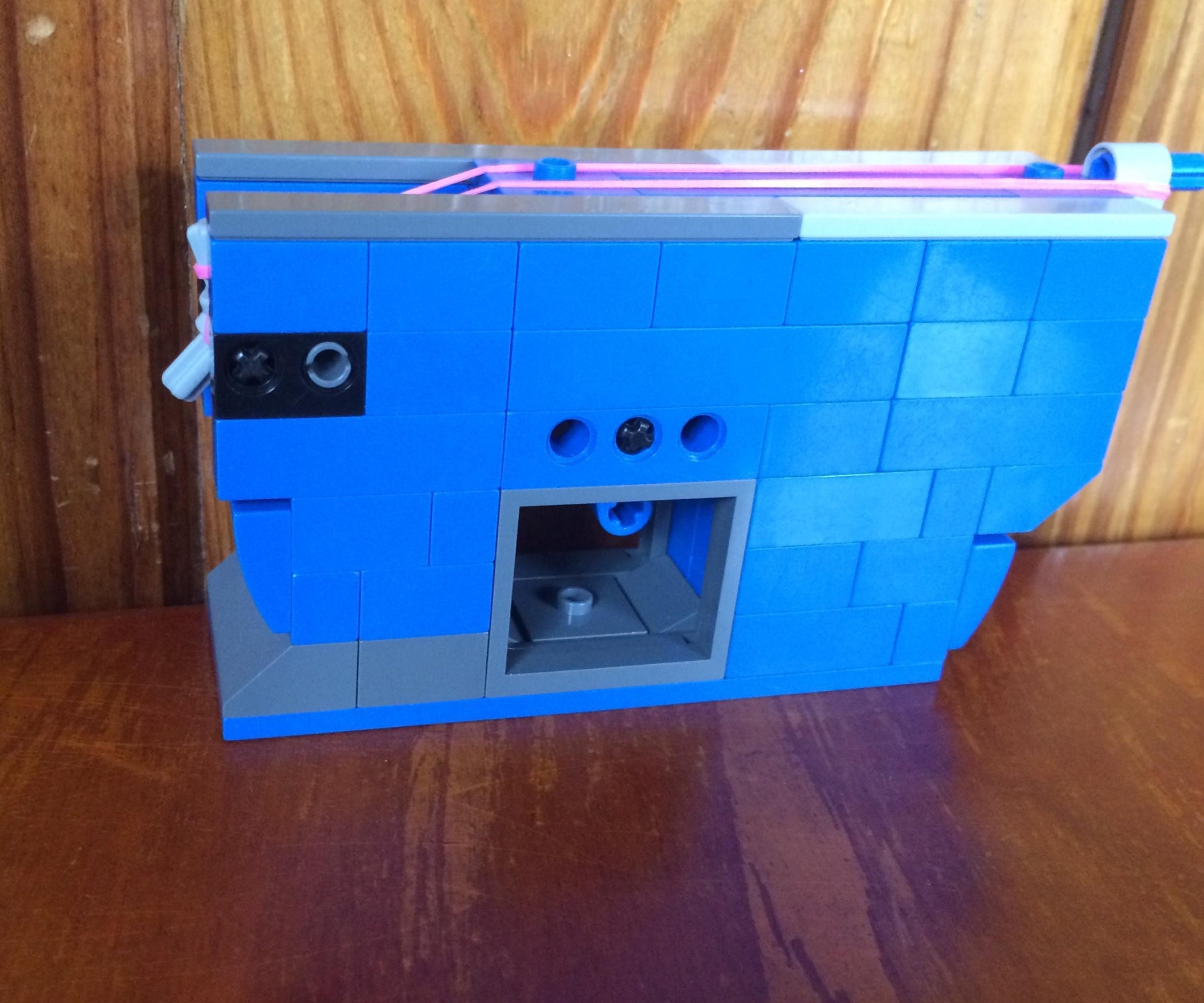 Easy LEGO Rubber Band Gun 13 Steps Instructables