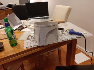 How to Make a Cardboard Costume Helmet