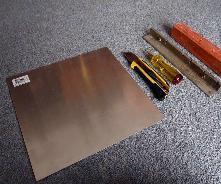 How to Cut \u0026 Fold Sheet Aluminium : 3 
