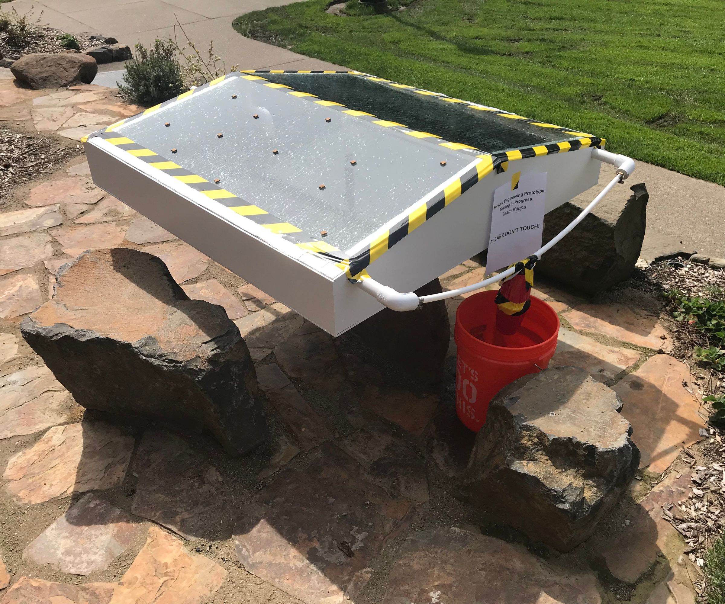 Water Purifying Solar Distillery