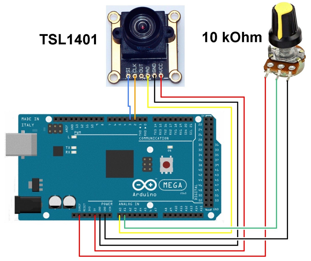 Arduino Spectroscope With TSL1401 and Display : 4 Steps - Instructables