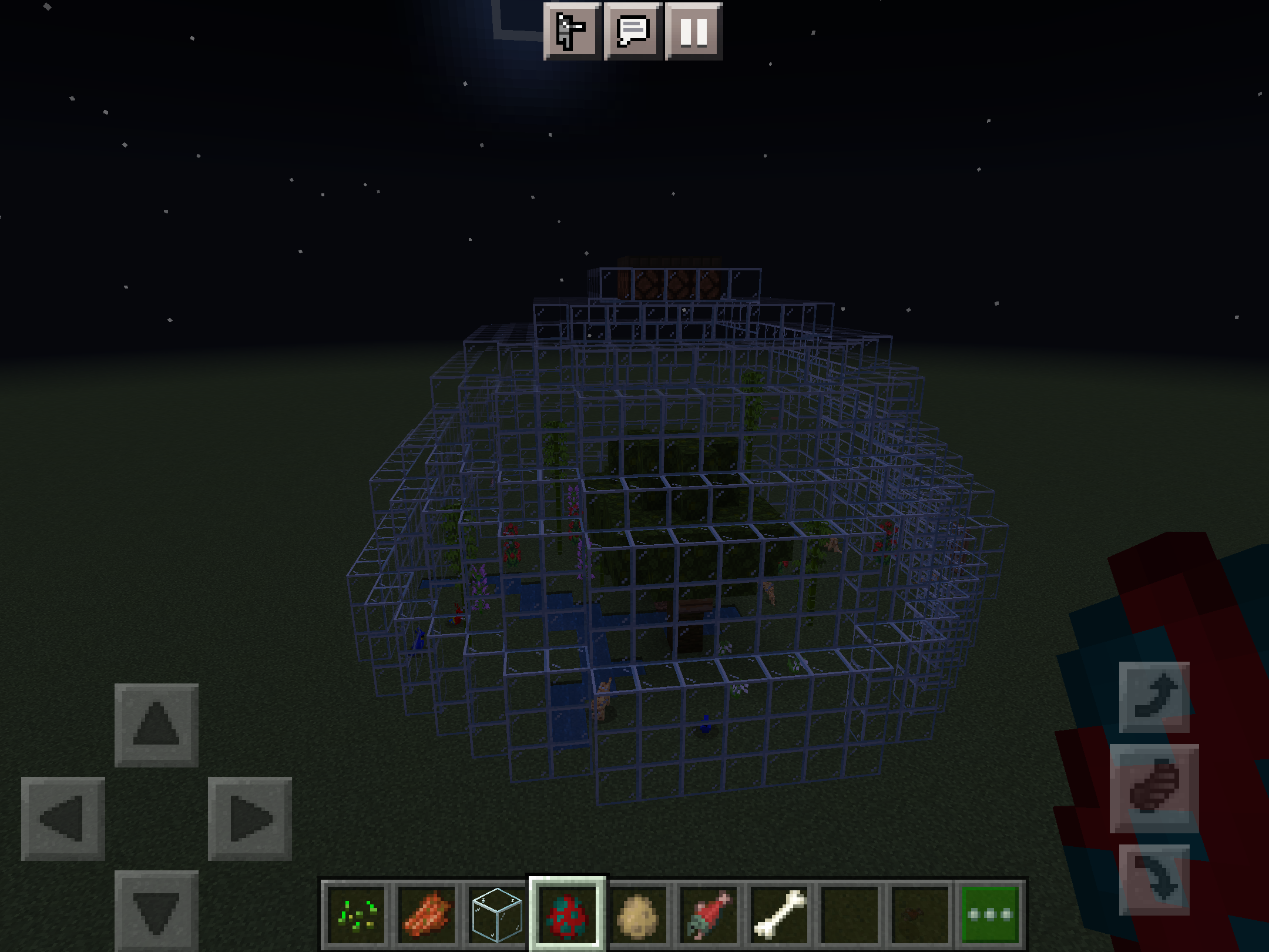 How To Make A Glass Dome On Minecraft 6 Steps Instructables