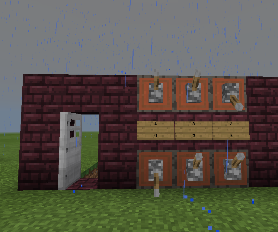 How to Make a Simple Passcode Door in Minecraft 14 Steps Instructables