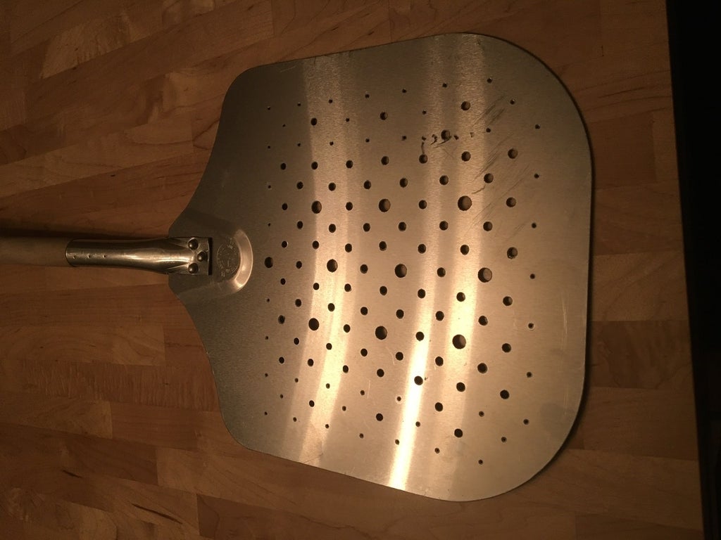 Make a Perforated Pizza Peel for Improved Pizza Making 6 Steps (with
