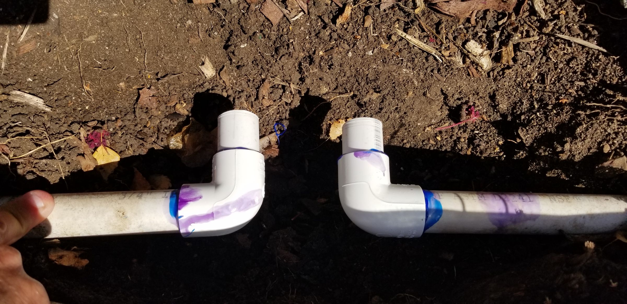 How to Repair Sprinkler PVC Pipe When You Don't Have Much Room. 5