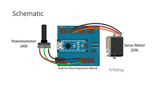 Control 1 Servo Motor Using 1 Potentiometer (Humanoid Robot EP 01) : 16 ...