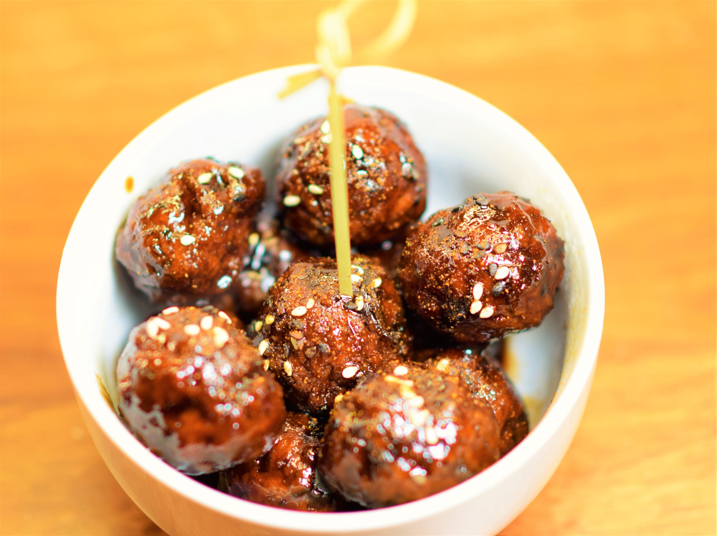 Copycat Noodles and Company Korean BBQ Meatballs 3 Steps (with