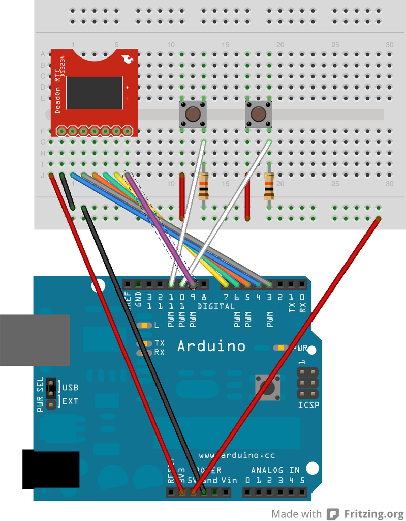 arduino watch with nokia 3110 screen 15 steps with pictures instructables