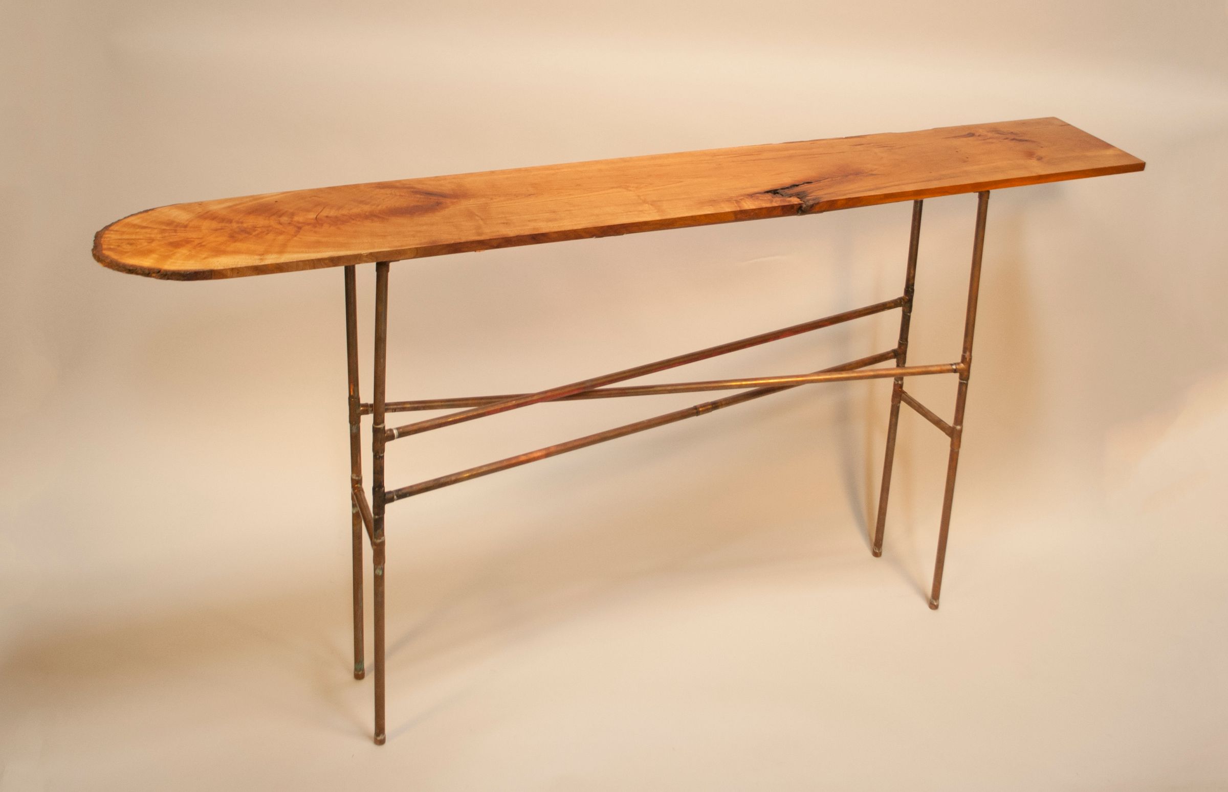 Easy Copper Pipe And Reclaimed Wood Table 5 Steps With Pictures Instructables