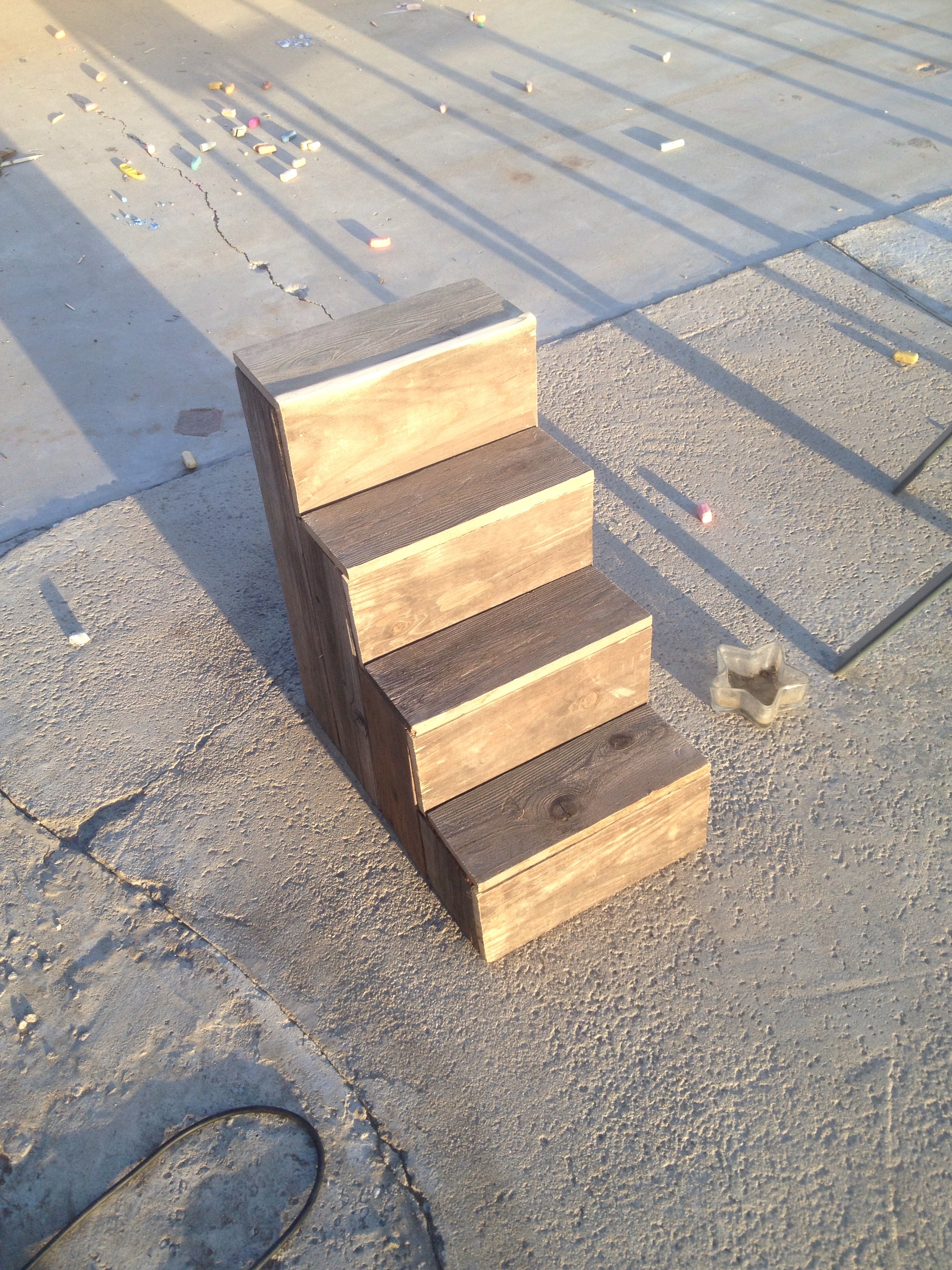 Scrap Wood Dog Stairs 9 Steps With Pictures Instructables