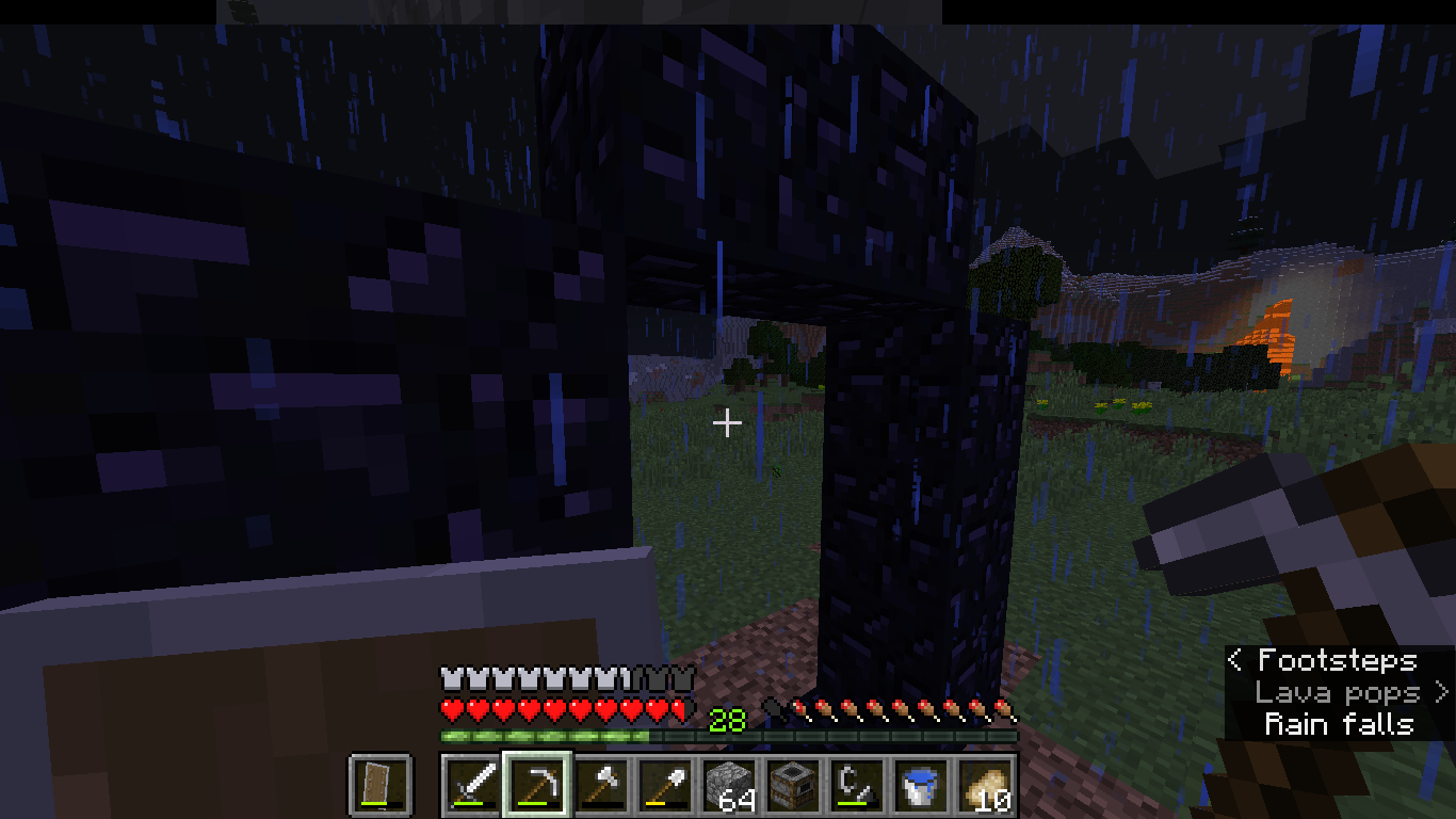 How To Build A Nether Portal Without Obsidian 6 Steps Instructables